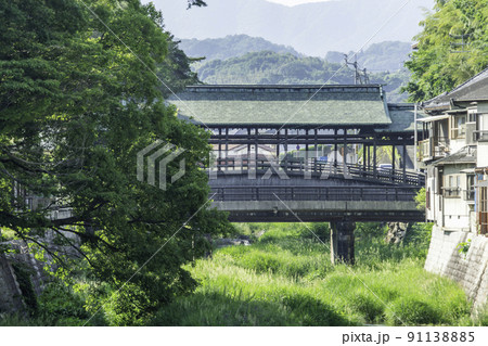 琴平 鞘橋 金倉川 香川県琴平町 琴平 鞘橋 金倉川 香川県琴平町 91138885