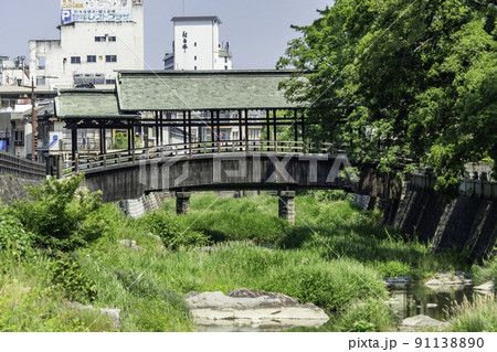 琴平 鞘橋 金倉川 香川県琴平町 琴平 鞘橋 金倉川 香川県琴平町 91138890