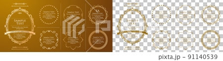 Baroque frame with luxury Baroque frame with luxury 91140539
