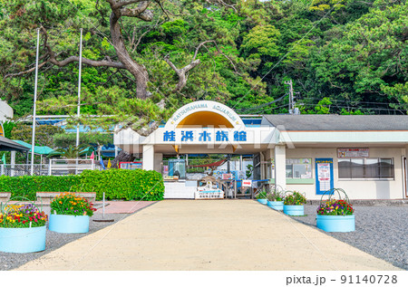 高知県高知市　晴天の桂浜水族館 91140728