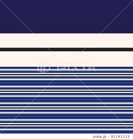 Horizontal striped seamless pattern background for fashion textiles, graphics 91143133
