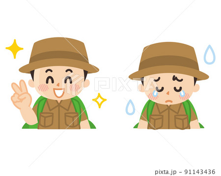 喜びと悲しみ 探検隊の男の子 ボーイスカウト 冒険 アウトドア 喜びと悲しみ 探検隊の男の子 ボーイスカウト 冒険 アウトドア 91143436