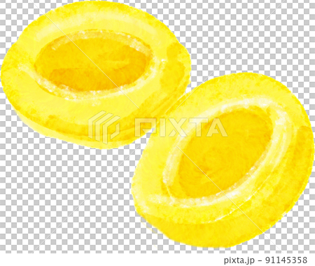 黄桃のイラスト 黄桃のイラスト 91145358