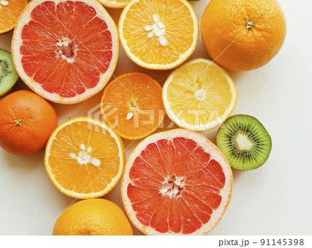 Fresh citrus fruits Fresh citrus fruits 91145398