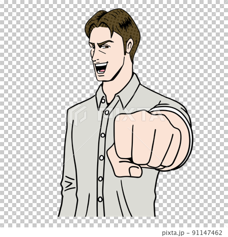 White people with a spirit of American comics touch White people with a spirit of American comics touch 91147462
