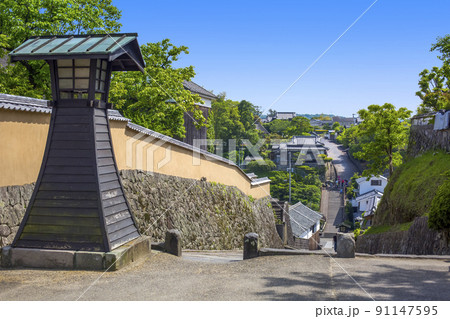 杵築 酢屋の坂から塩屋の坂を望む 杵築 酢屋の坂から塩屋の坂を望む 91147595