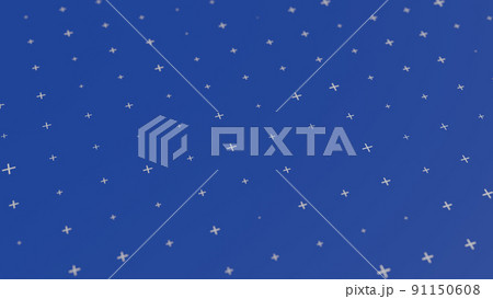 Abstract background in blue with texture of crosses 91150608