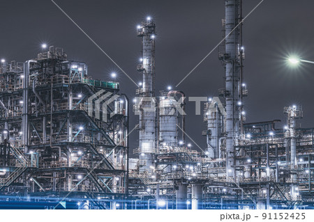 茨城の工場夜景 茨城の工場夜景 91152425