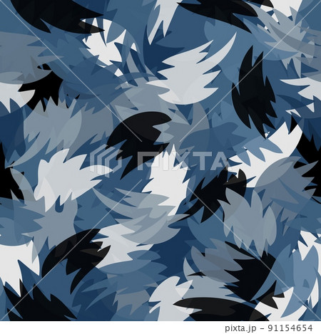 Camouflage pattern background. Classic clothing style masking camo repeat print Camouflage pattern background. Classic clothing style masking camo repeat print 91154654