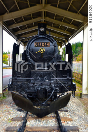 会津柳津駅 SL会津只見号(福島県) 会津柳津駅 SL会津只見号(福島県) 91164020