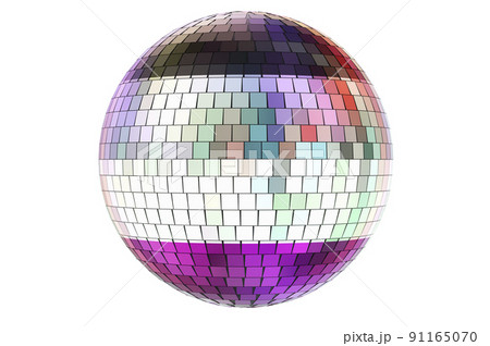 Mirror disco ball with asexuality flag, 3D rendering Mirror disco ball with asexuality flag, 3D rendering 91165070