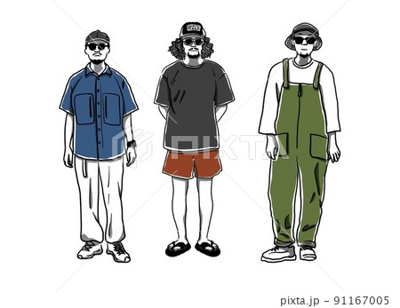 お洒落なキャンプコーデ お洒落なキャンプコーデ 91167005