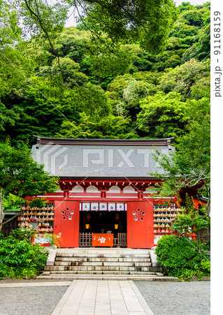 神奈川県鎌倉市 荏柄天神社　～拝殿～ 91168159