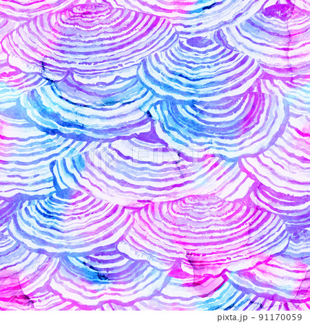 Colorful seamless pattern with abstract tree mushrooms. Psyhedelic original texture. Colorful seamless pattern with abstract tree mushrooms. Psyhedelic original texture. 91170059