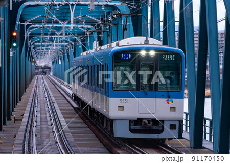 阪神電鉄5500系 普通梅田行 阪神電鉄5500系 普通梅田行 91170450