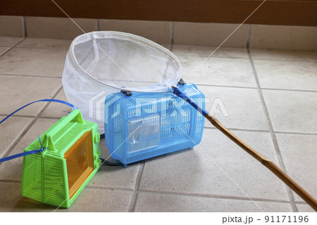 虫かごと虫取り網 91171196