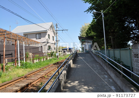 弘南鉄道大鰐線　聖愛中高前駅 91173727