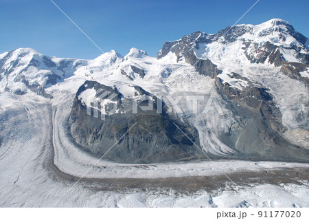 Gorner glacier @Zermatt.Switzerland / ゴルナー氷河 ＠スイス 91177020