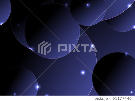 Abstract dark violet glowing shiny circles minimal background Abstract dark violet glowing shiny circles minimal background 91177440