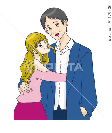 おじさん、おばさんカップル おじさん、おばさんカップル 91179506