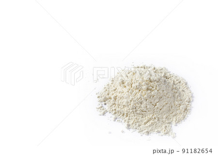 小麦粉 白背景 小麦粉 白背景 91182654
