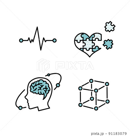 心理学のアイコンイラストのイラスト素材 [91183079] - PIXTA