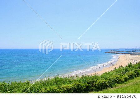 久慈浜海岸　茨城県日立市 91185470