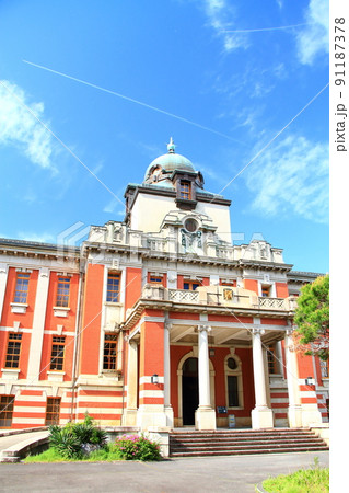 名古屋市、春の名古屋市市政資料館の風景 91187378