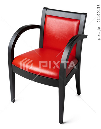 Comfortable chair isolated on white. Studio shot 91190158