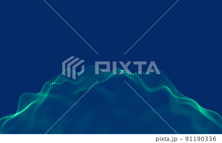 Abstract Blue Geometrical Background. Connection structure. Science background. Futuristic Technology сonnecting dots and lines. Big data visualization and Business Abstract Blue Geometrical Background. Connection structure. Science background. Futuristic Technology сonnecting dots and lines. Big data visualization and Business 91190336