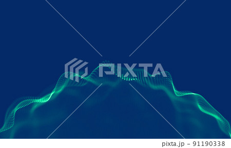 Abstract Blue Geometrical Background. Connection structure. Science background. Futuristic Technology сonnecting dots and lines. Big data visualization and Business Abstract Blue Geometrical Background. Connection structure. Science background. Futuristic Technology сonnecting dots and lines. Big data visualization and Business 91190338