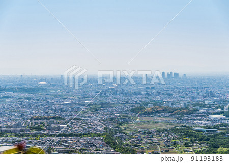 《愛知県》春日井市　弥勒山からの風景 91193183