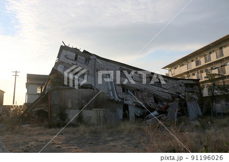 倒壊した家屋　3 91196026