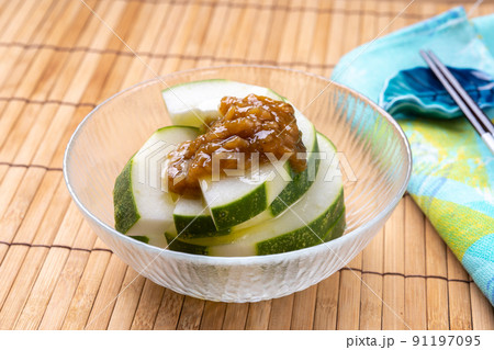 加賀太きゅうりのもろみ味噌和え 91197095