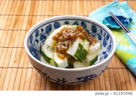 加賀太きゅうりのもろみ味噌和え 91197096