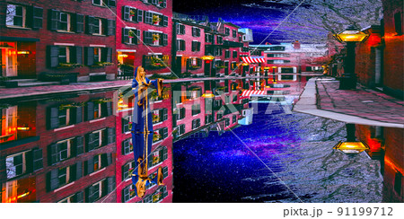 鏡面反射の赤い街の魔法使い Model「victoria borodinova」 鏡面反射の赤い街の魔法使い Model「victoria borodinova」 91199712