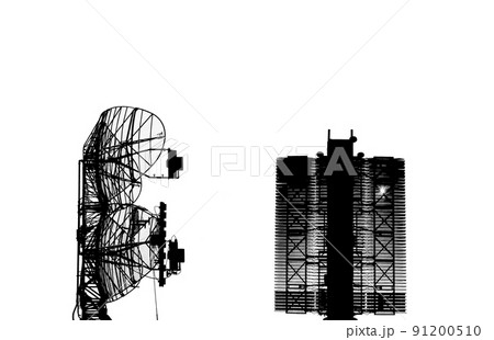 Contour air defense radars of military mobile anti aircraft systems (radar is designed and automatic tracking of targets and missiles) , modern army industry on a white background, Russia Contour air defense radars of military mobile anti aircraft systems (radar is designed and automatic tracking of targets and missiles) , modern army industry on a white background, Russia 91200510