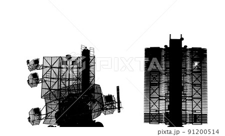 Contour air defense radars of military mobile anti aircraft systems (radar is designed and automatic tracking of targets and missiles) , modern army industry on a white background, Russia Contour air defense radars of military mobile anti aircraft systems (radar is designed and automatic tracking of targets and missiles) , modern army industry on a white background, Russia 91200514