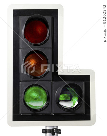traffic light isolated on white background traffic light isolated on white background 91202542