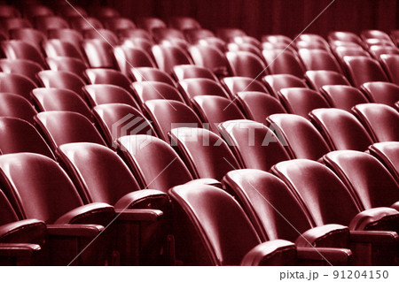 サンパウロの講堂の観客席の写真素材