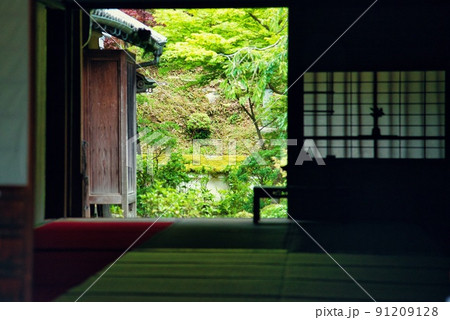 當麻寺中之坊_香藕園窓から 91209128