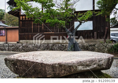 當麻寺の平たい石 91209139