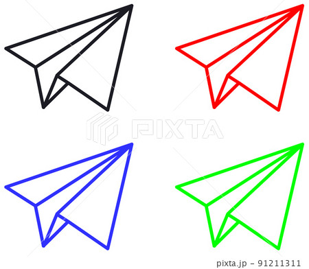 折り紙で作って飛ばして遊べる紙飛行機 91211311