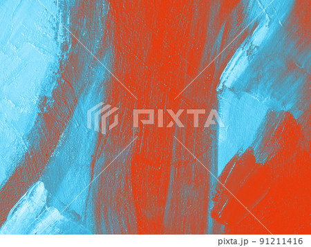Multicolored image, made with a brush and paints. Multicolored image, made with a brush and paints. 91211416