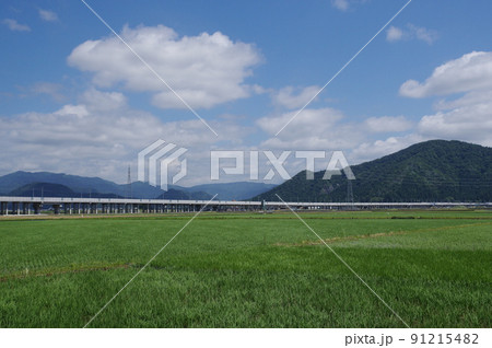 北陸新幹線 延伸工事 鯖江市舟枝町 2022年6月 北陸新幹線 延伸工事 鯖江市舟枝町 2022年6月 91215482
