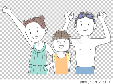 Men and women posing in swimsuits 91216183