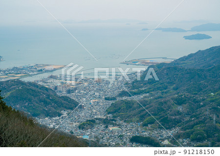 広島 灰ヶ峰山頂からの眺望 広島 灰ヶ峰山頂からの眺望 91218150