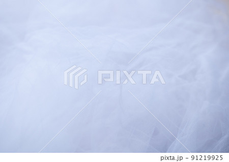 背景素材　白　white　ホワイト　チュール　BG　白背景　テキストスペース　背景 91219925