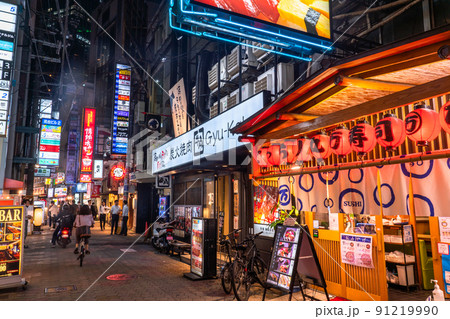 《大阪府》曽根崎お初天神通り商店街・飲み屋街 91219990