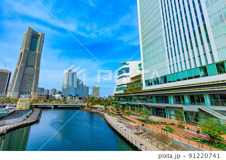 神奈川県 横浜市の都市風景 横浜市役所 神奈川県 横浜市の都市風景 横浜市役所 91220741
